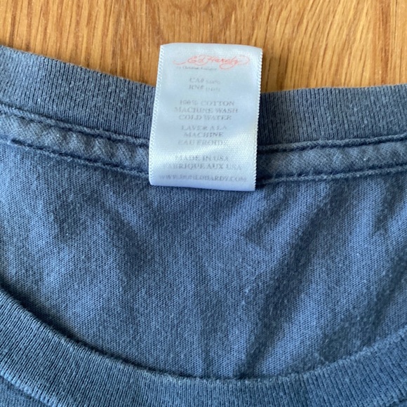 ❤️ Ed Hardy by Christian Audigier Dragon Tee Size Large - Picture 3 of 8